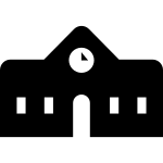 Elementary Middle And High School 4 SVG Icon
